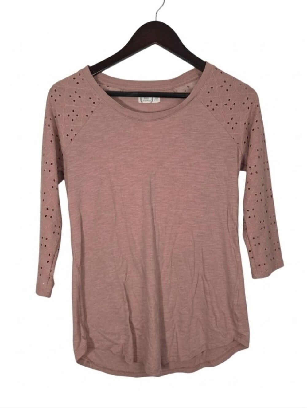 Maurices 3/4 sleeve pink top